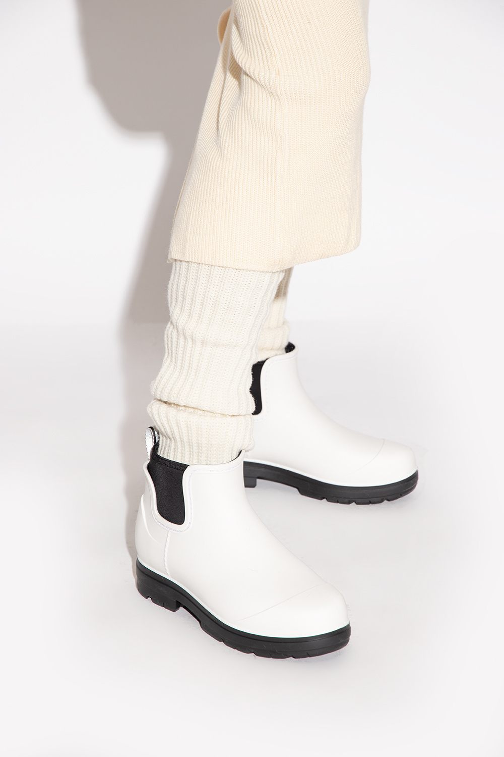 White 'Droplet' rain boots UGG - Ugg мулы оригинал